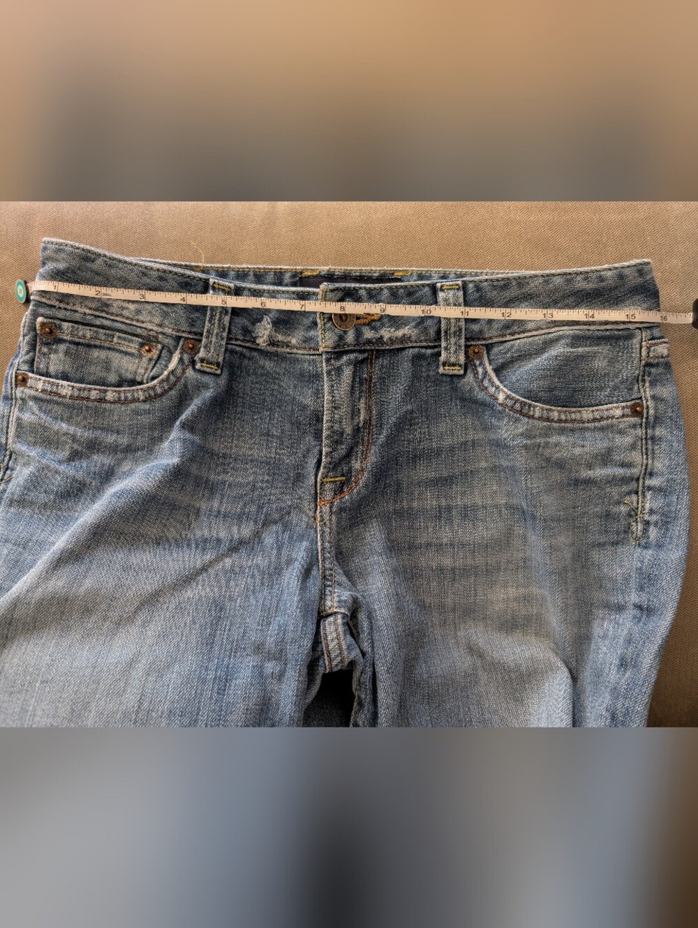 Lucky Brand Women's Slim Straight Light Blue Jeans - Picture 6 of 7